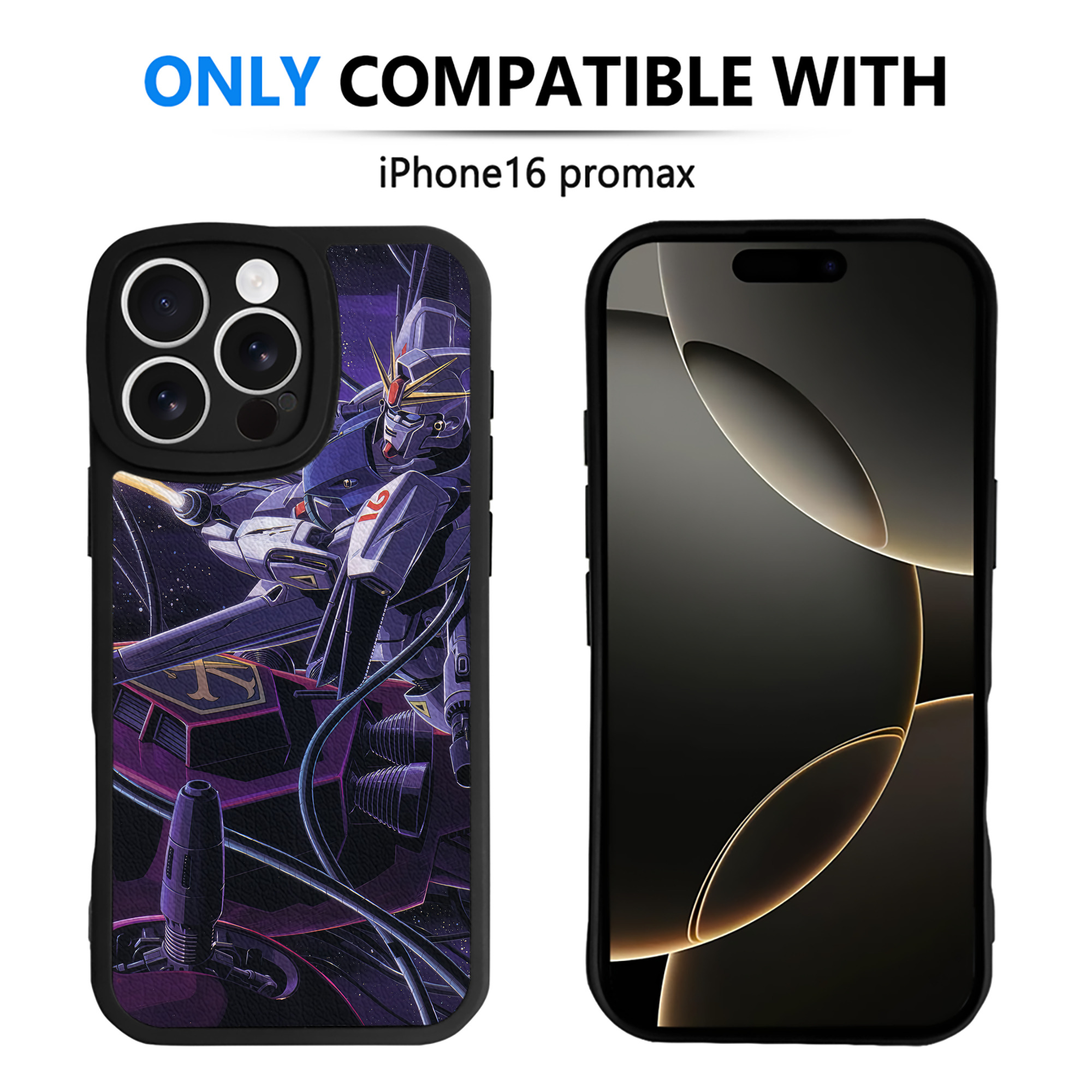 （画像用） 機動戦士ガンダム Mobile Suit Gundam 【iPhone 16シリーズ対応】シリコンスマホケース（レザー調） 材質：シリコン